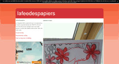 Desktop Screenshot of lafeedespapiers.com