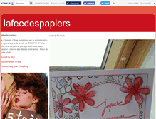 Tablet Screenshot of lafeedespapiers.com